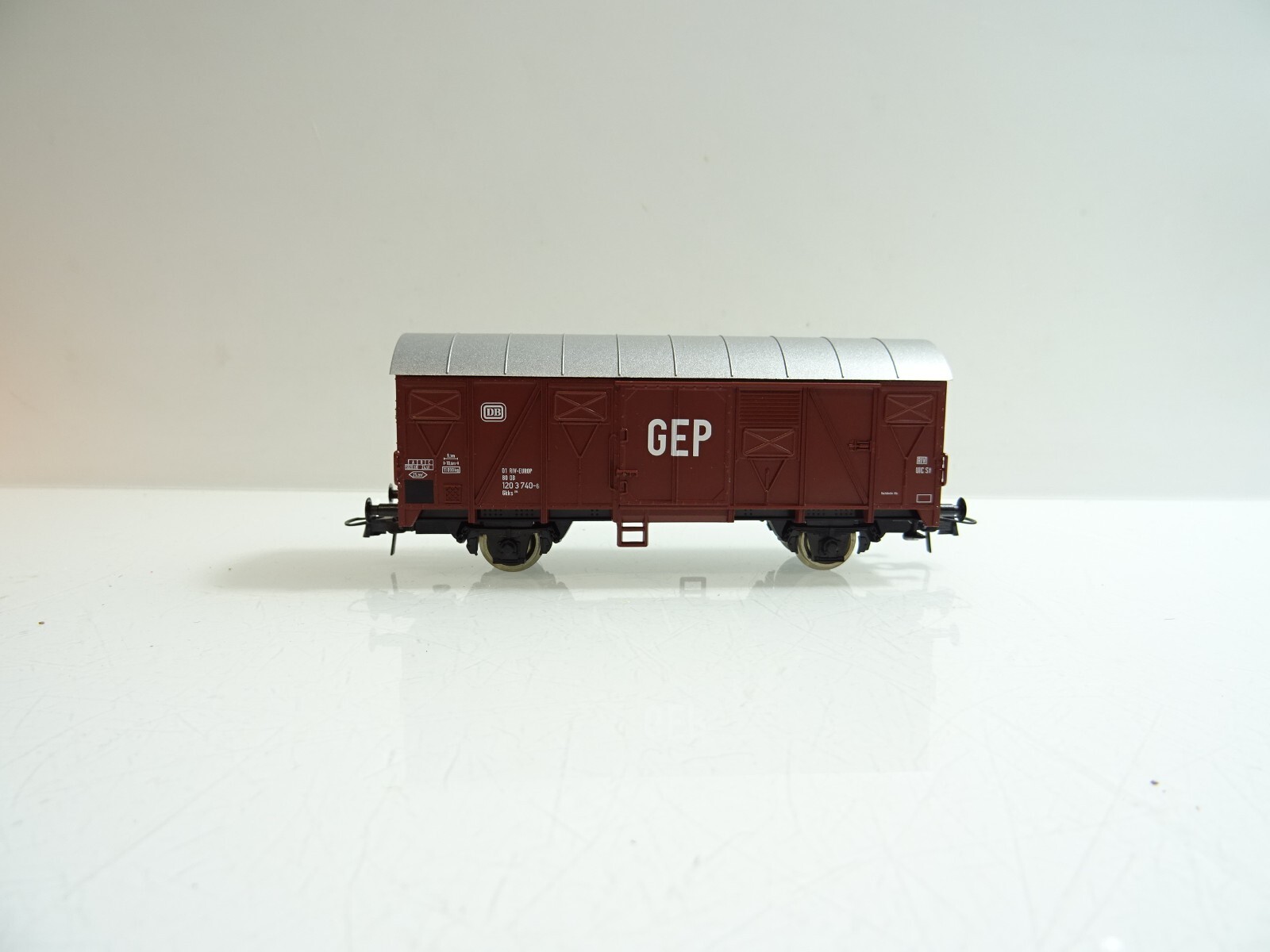 Roco H0 56060 gedeckter Güterwagen GEP der DB in OVP TF384 – Bild 3