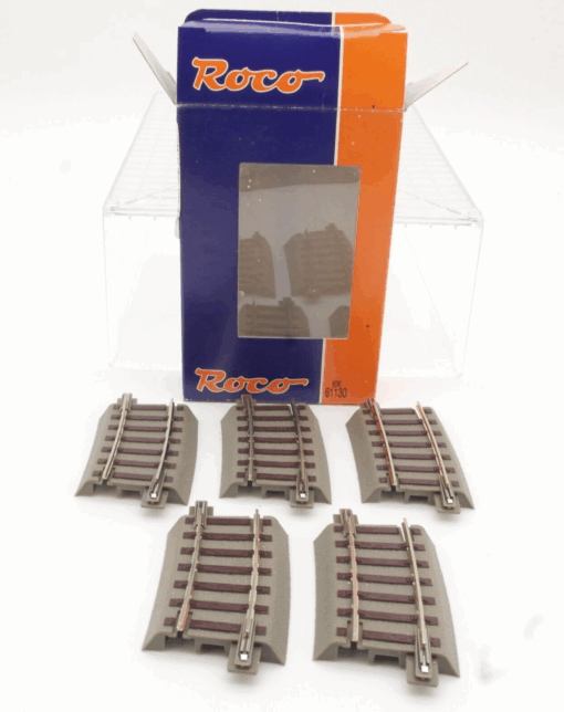 Roco H0 61130 5 x gebogenes Gleis R3 7,5 in OVP QR4499