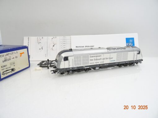 Roco H0 62831 Diesellok ER 20-2007 Siemens Eurorunner Esu Digital in OVP JL3704