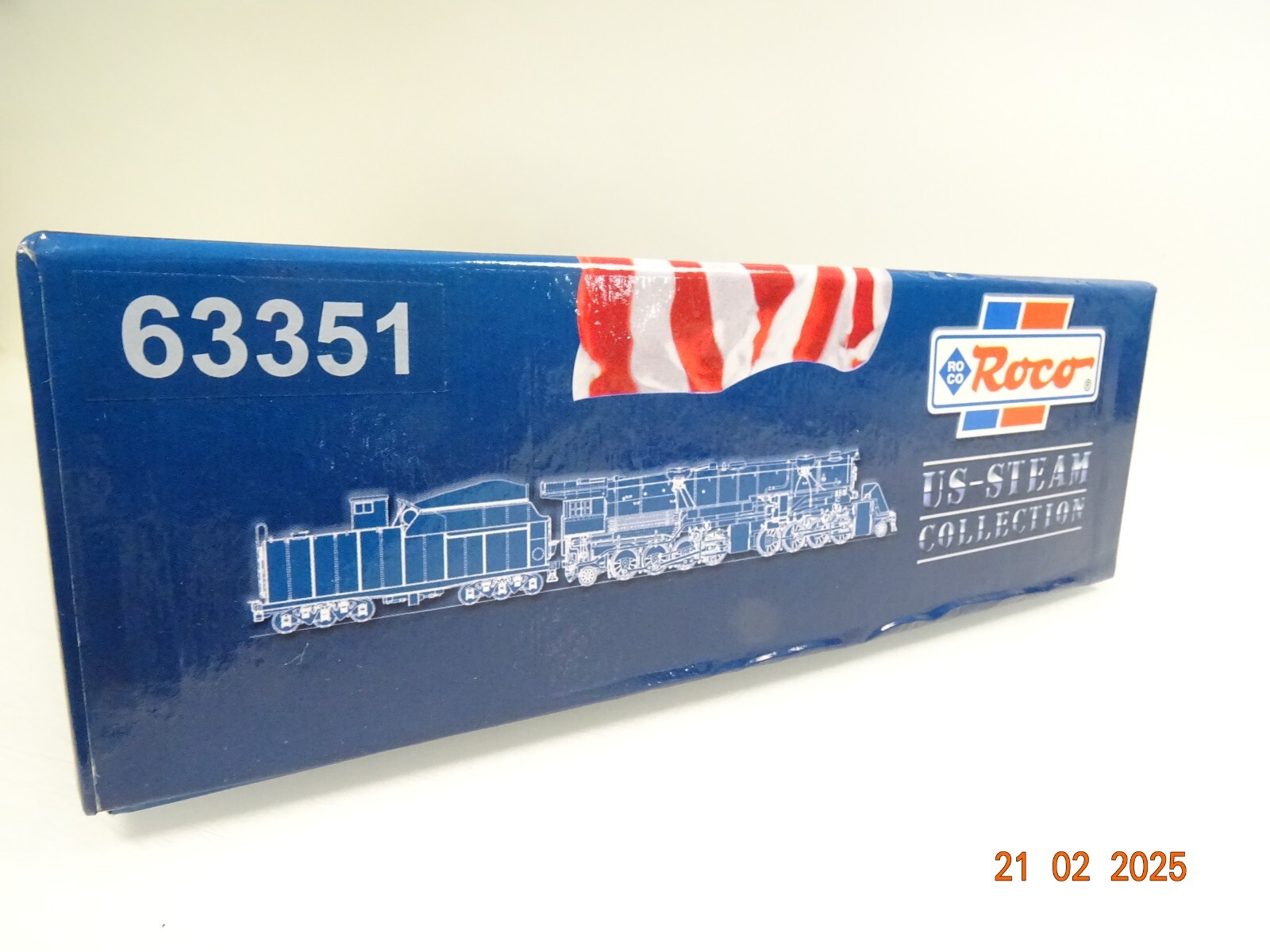 Roco H0 63351 Leerkarton für US Dampflok ohne Inlay etc. LE8836 – Bild 3
