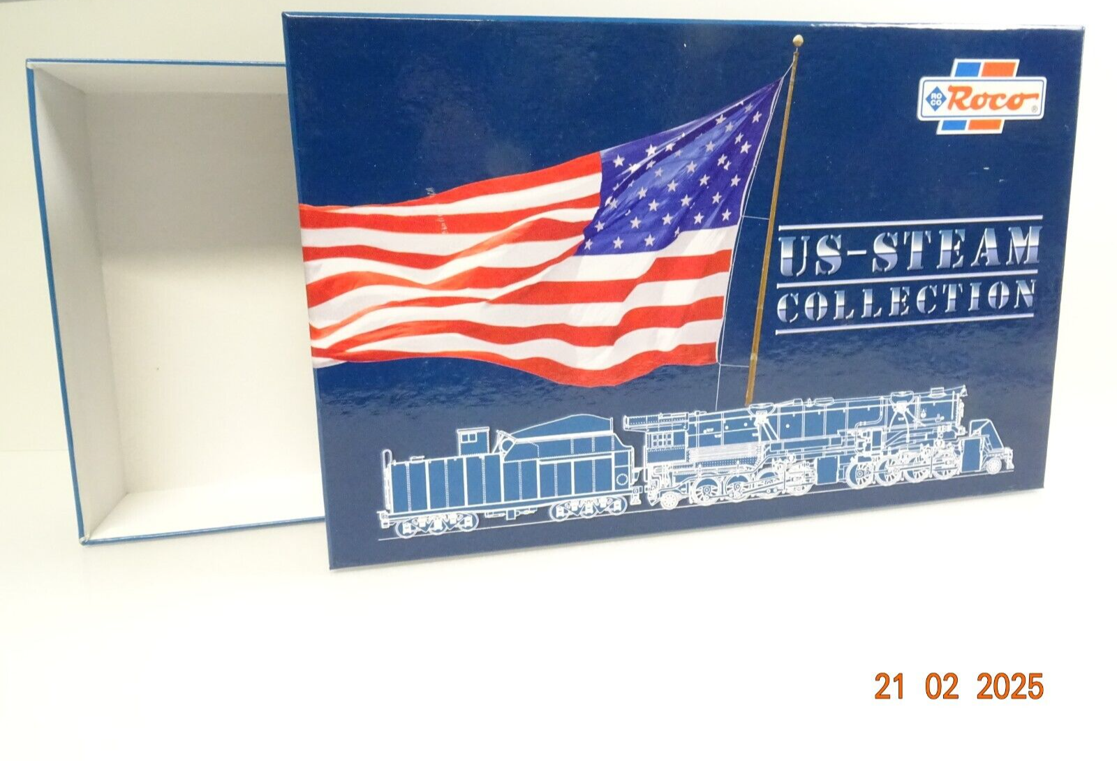 Roco H0 63351 Leerkarton für US Dampflok ohne Inlay etc. LE8836