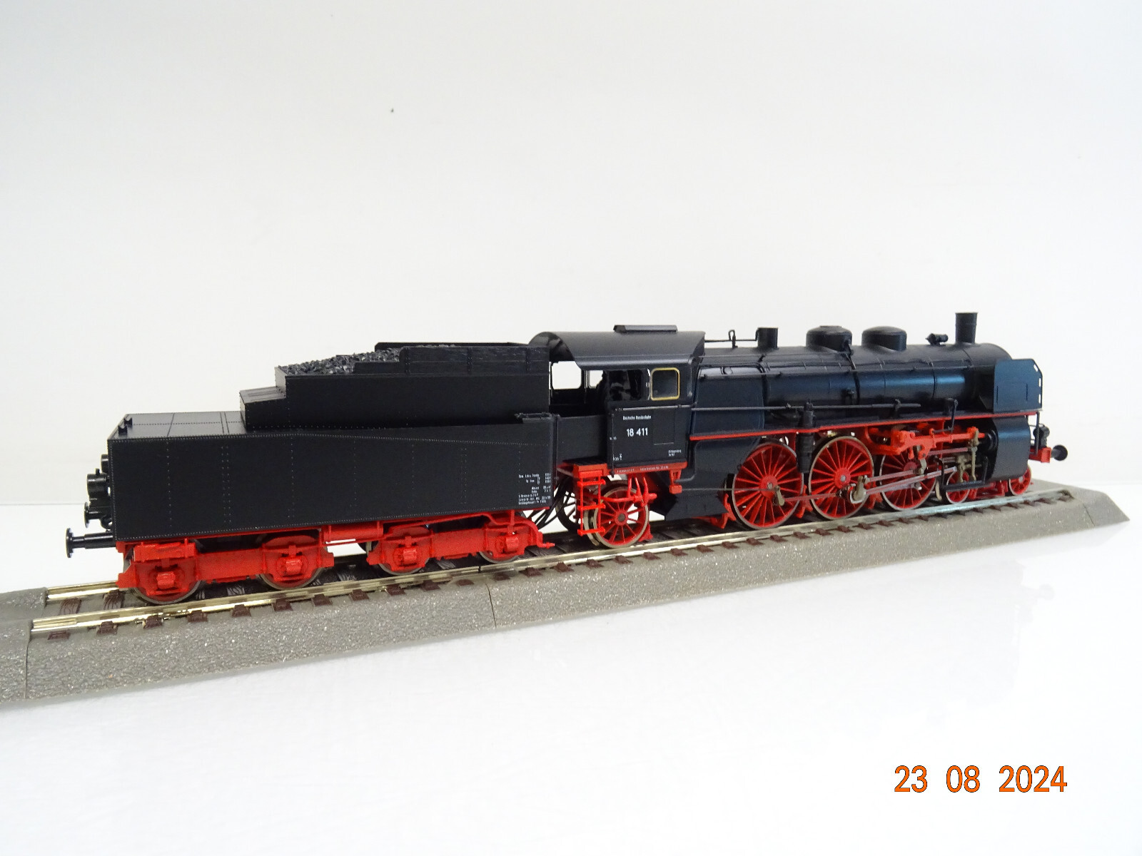 Roco H0 63363 Dampflok BR 18 411 der DB mit DSS Top in OVP LE5458 – Bild 3