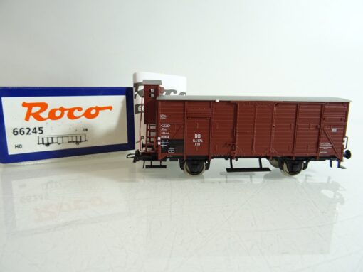 Roco H0 66245 gedeckter Güterwagen Bremserhaus der DB in OVP PR1965