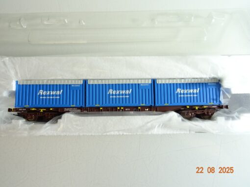 Roco H0 66619 Flachwagen mit 3 Container der ÖBB in OVP PR9750