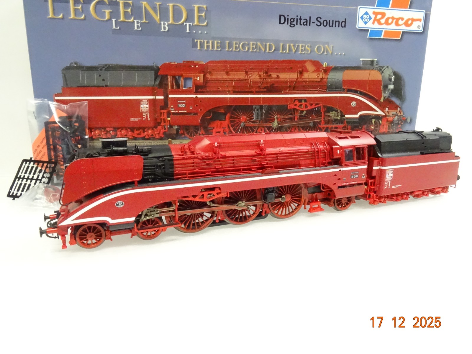 Roco H0 69203 AC Dampflok BR 18 201 der DR Digital Sound in OVP JL5148