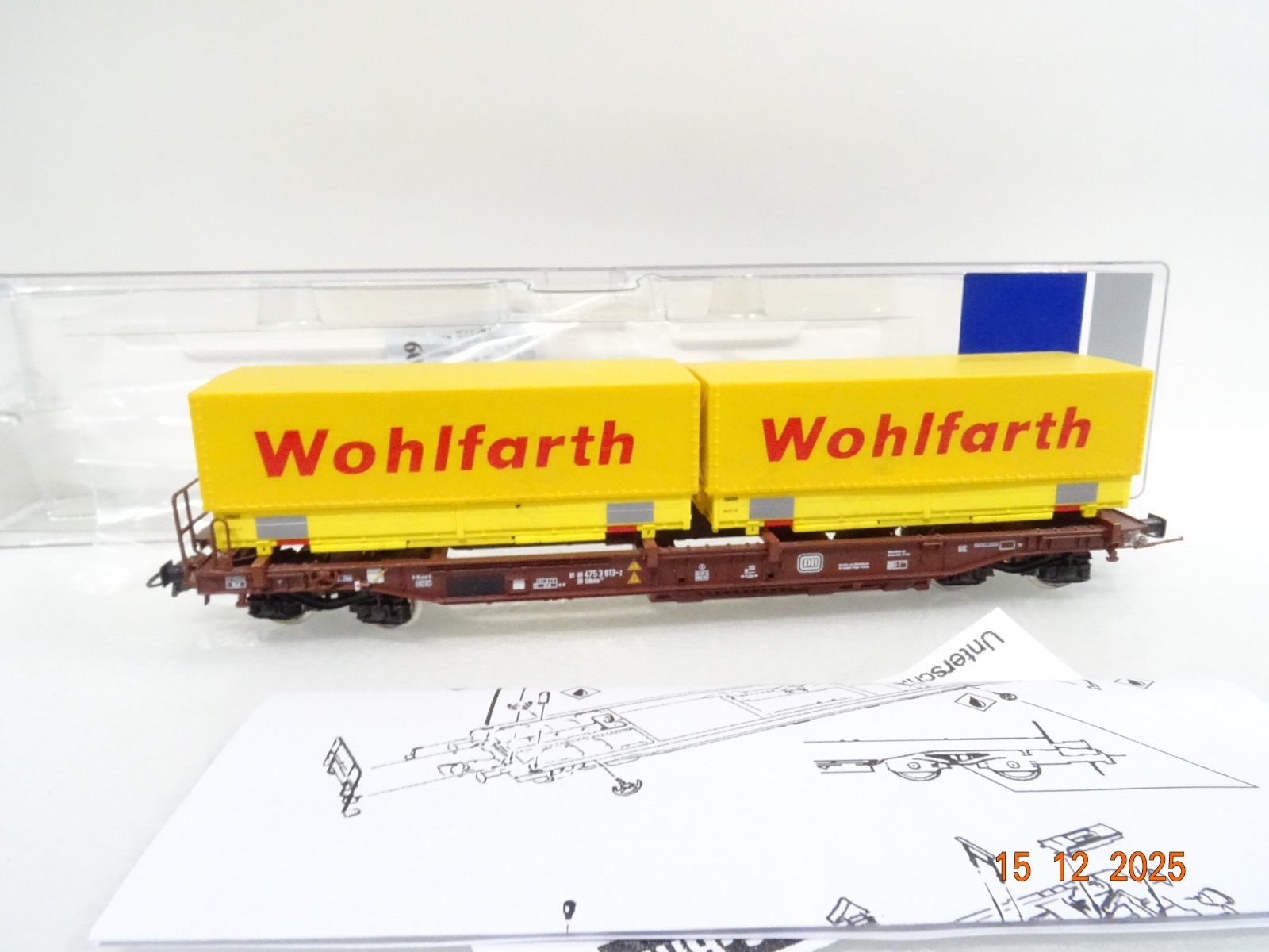 Roco H0 76370 AC Taschenwagen Wolfrath der DB in OVP RR5657