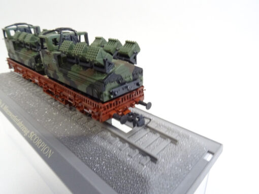 Roco H0 884 Minitank Rungenwagen mit 2 Scorpion Minenwerfer in OVP C2114 – Bild 5
