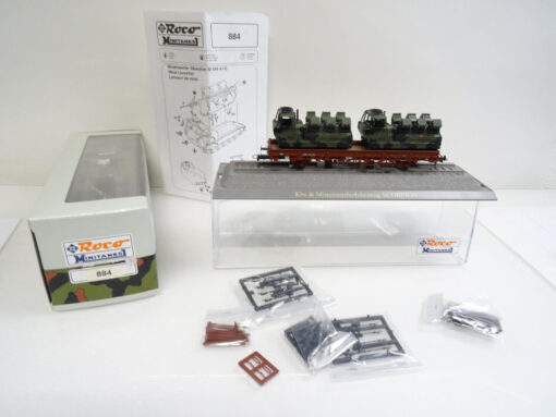 Roco H0 884 Minitank Rungenwagen mit 2 Scorpion Minenwerfer in OVP C2114