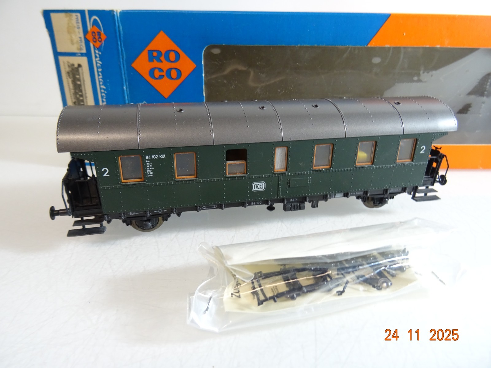 Roco H0 AC 4201 Personenwagen 2. Klasse der DB in OVP RR4792 – Bild 3