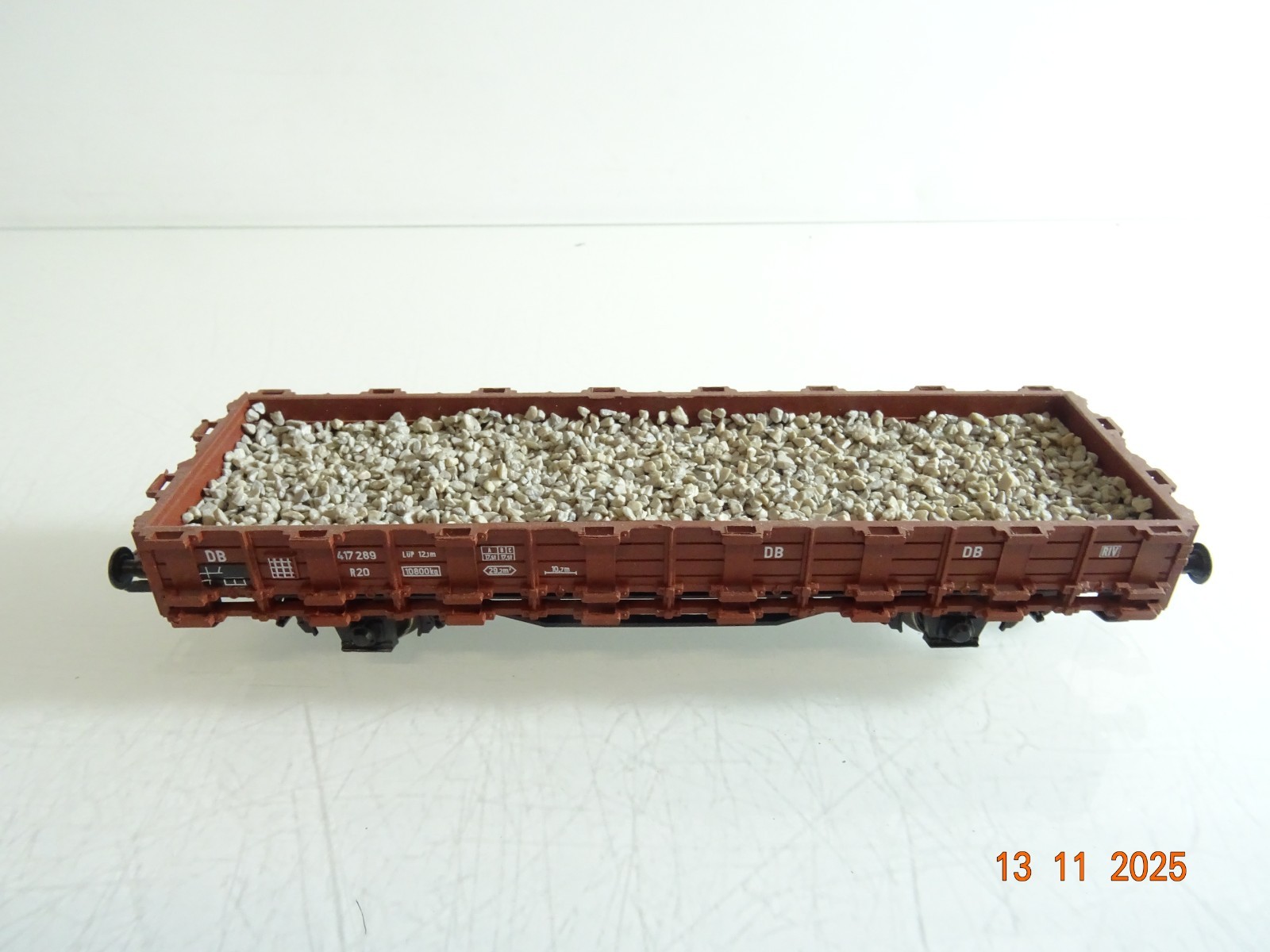 Roco H0 AC Rungenwagen 417 289 mit Ladung der DB RR4561 o.