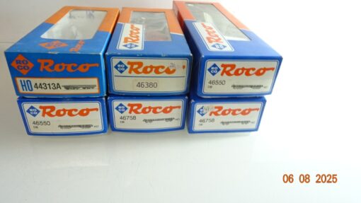 Roco H0 Leerverpackung 6 Stück siehe Foto PK379