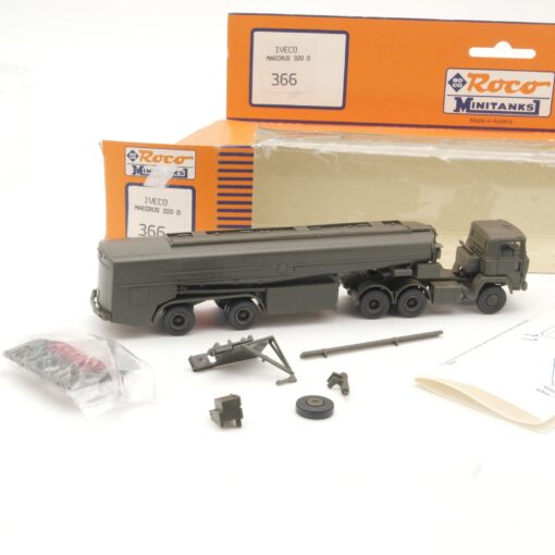 Roco Minitanks 1:87 366 Iveco Magirus 320 D Flugfeldtankwagen in OVP RR1110 – Bild 4
