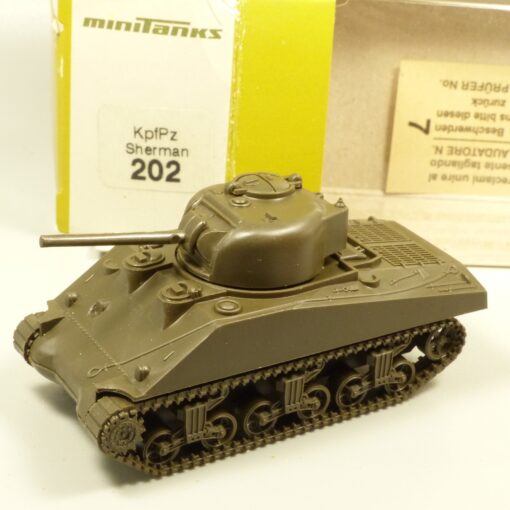 Roco Minitanks 1:87 H0 202 Kampfpanzer Scherman Militär in OVP EX7803