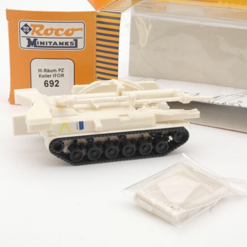 Roco Minitanks H0 692 M-Räum Panzer Keiler IFOR Panzer in OVP QR5639 – Bild 3