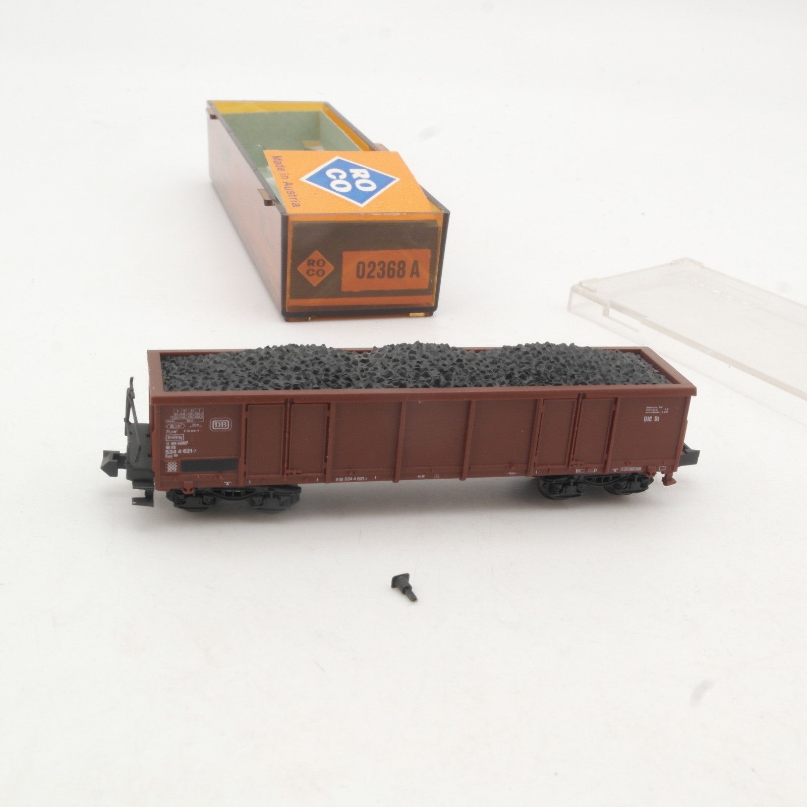 Roco N 02368 A Hochbordwagen mit Ladung, siehe Foto in OVP RR5760 – Bild 3