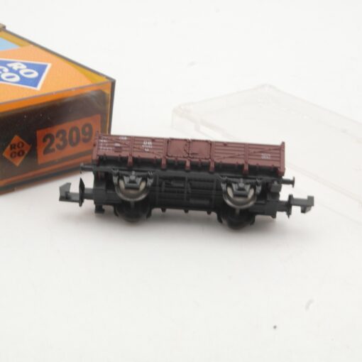 Roco N 2309 offener Güterwagen Hochbodenwagen der DB in OVP RR473 – Bild 4