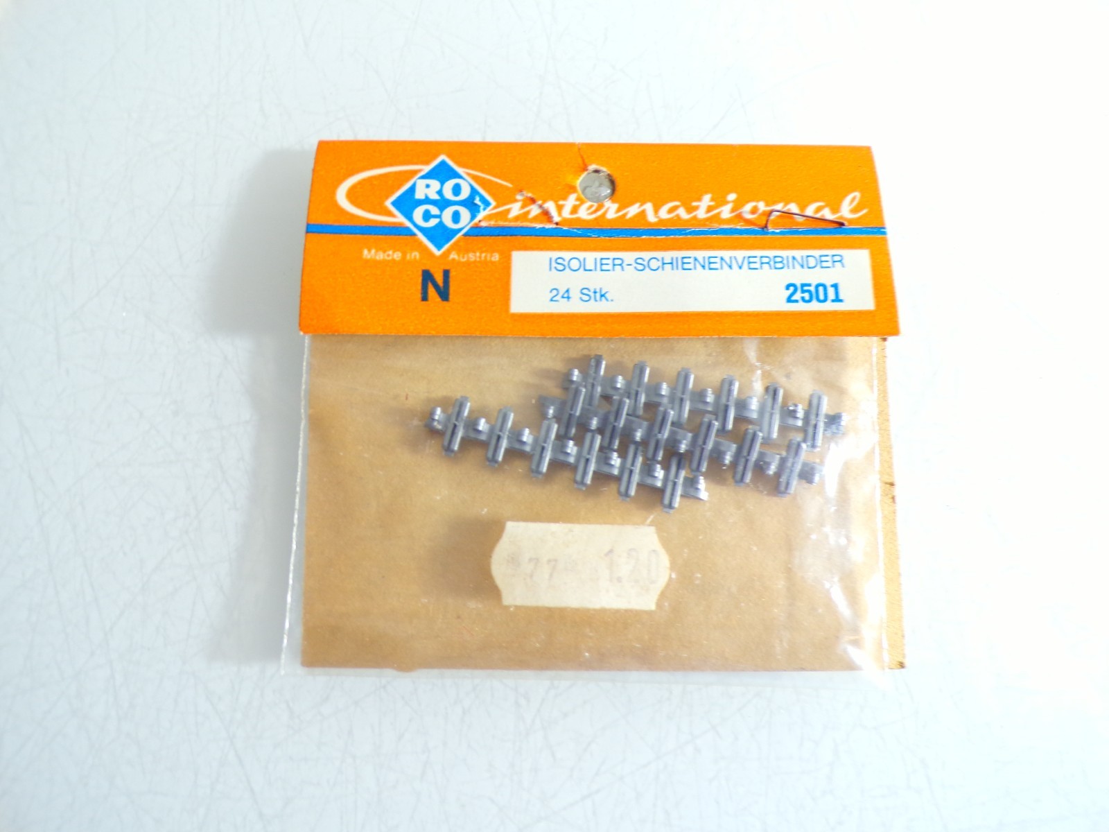 Roco N 2501 Isolier Schienenverbinder in OVP PK2217