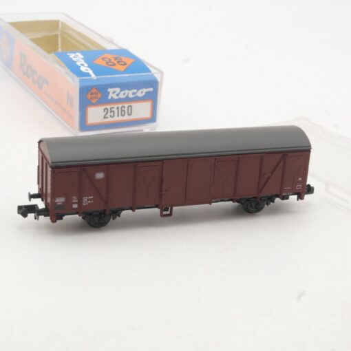 Roco N 25160 gedeckter Güterwagen der DB in OVP RR484