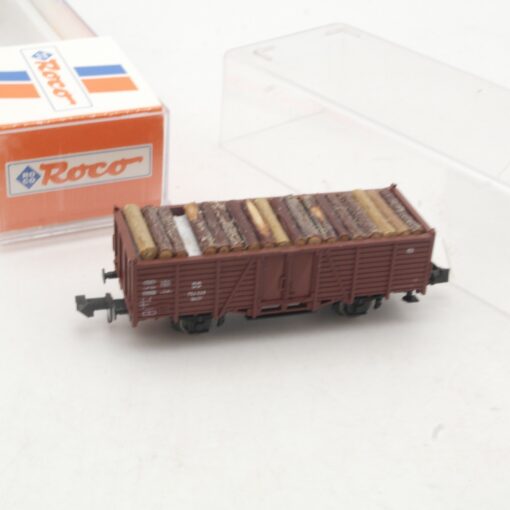 Roco N offener Güterwagen mit Ladung Holz, siehe Foto in EVP RR3021 – Bild 3