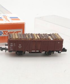 Roco N offener Güterwagen mit Ladung Holz, siehe Foto in EVP RR3021