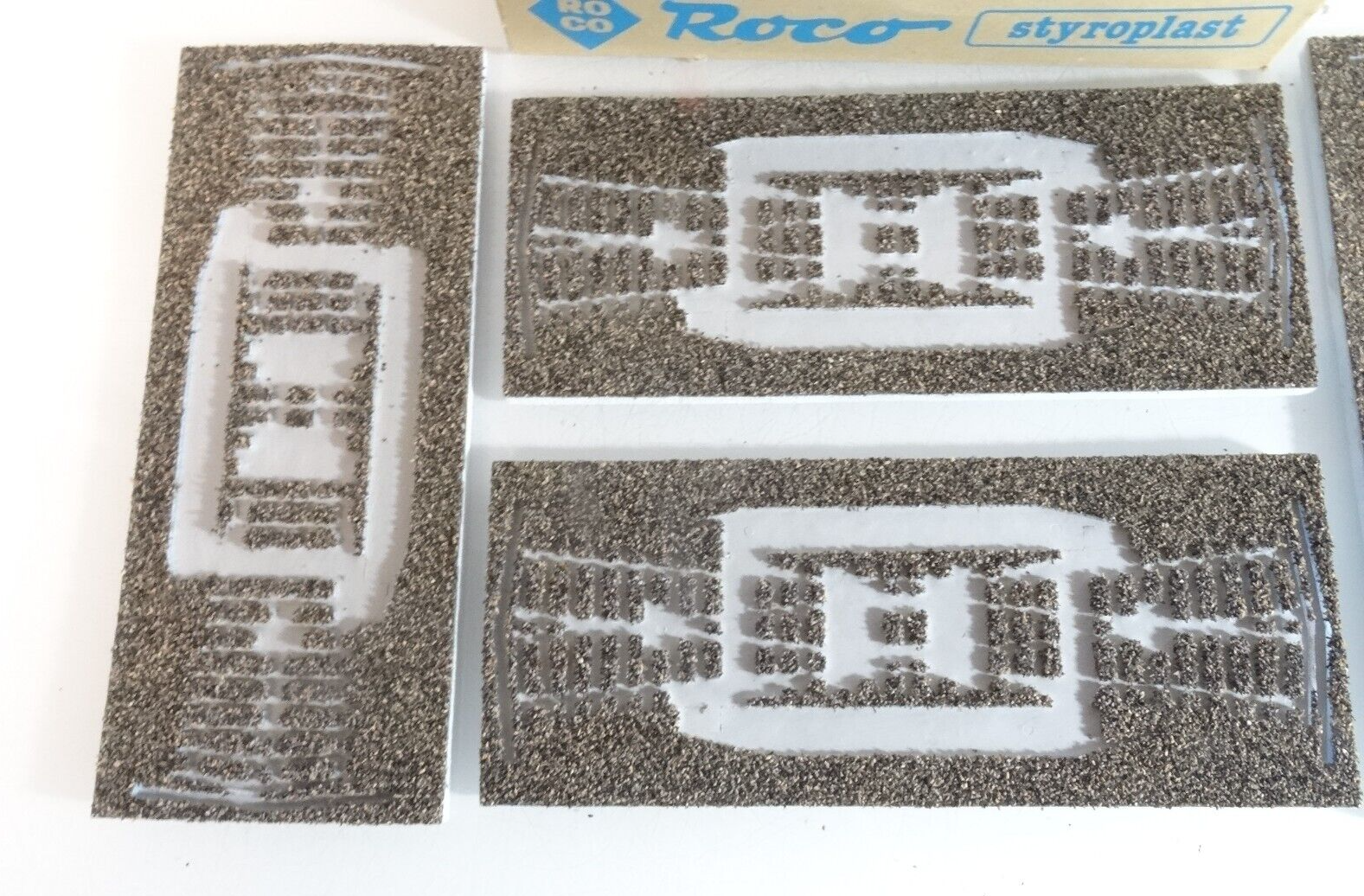 Roco Styroplast H0 04544 S Gleisbettung gerade 4 Stück, siehe Foto in OVP QR6310 – Bild 3