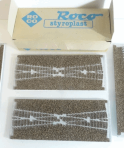 Roco Styroplast H0 04550 S Gleisbettung gerade 4 Stück in OVP QR6312
