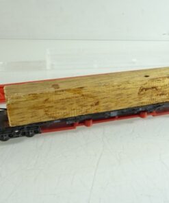 Röwa N Flachwagen mit Ladung Holz in OVP RR2637