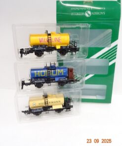 Sachsenmodelle H0 14108 Kesselwagen-Set 3tlg. der DB in OVP JL3127