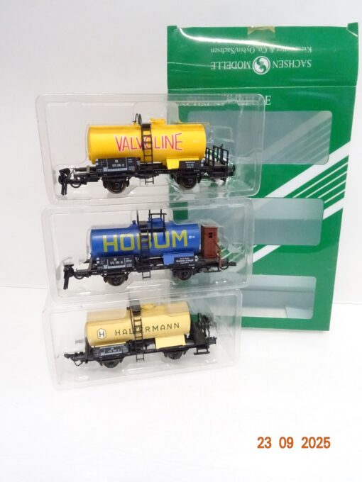 Sachsenmodelle H0 14108 Kesselwagen-Set 3tlg. der DB in OVP JL3127