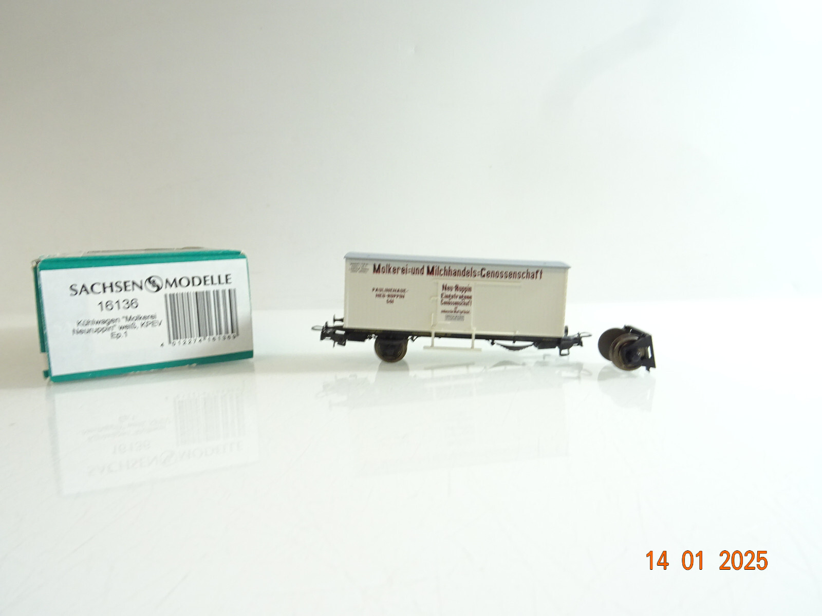 Sachsenmodelle H0 16136 Kühlwagen Molkerei-Neuruppin in OVP TF1331