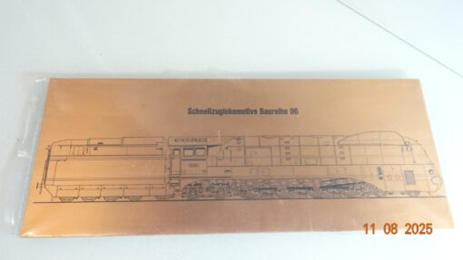 Schild Schnellzuglokomotive Baureihe 06 ca. 35 x 14 cm RR2661 o. – Bild 3