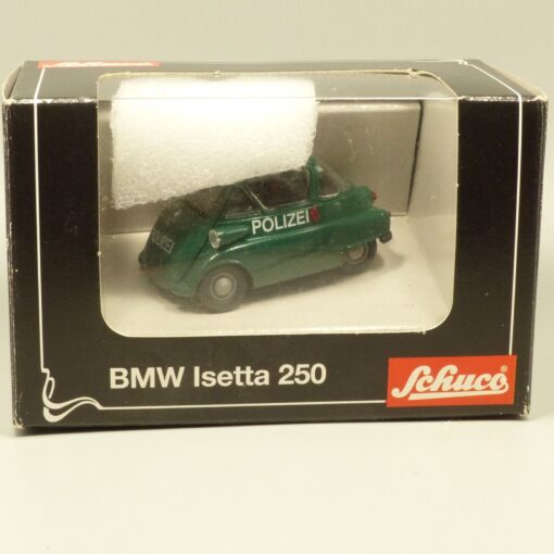 Schuco 1:43 02100 BMW Isetta 250 Polizei in OVP EX4328 – Bild 4