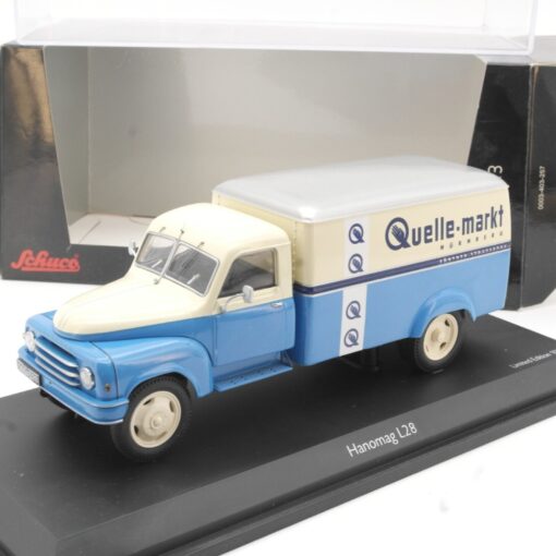 Schuco 1:43 02935 Hanomag L28 Quelle Markt in OVP QR4226