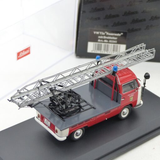 Schuco 1:43 03341 VW T2a Feuerwehr mit Drehleiter in OVP EX6578 – Bild 3