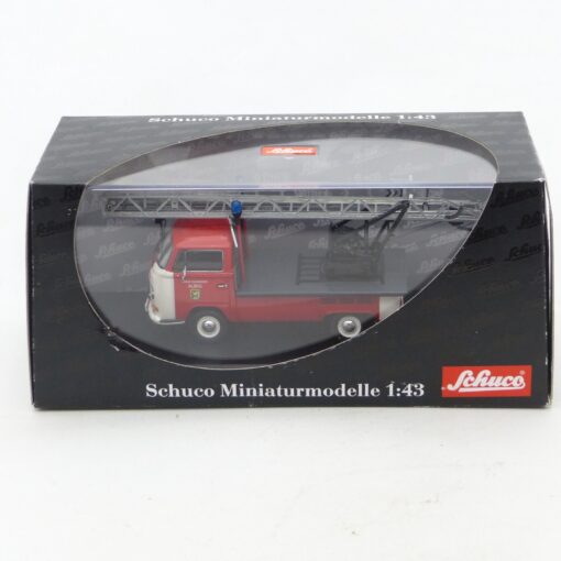 Schuco 1:43 03341 VW T2a Feuerwehr mit Drehleiter in OVP EX6578 – Bild 4