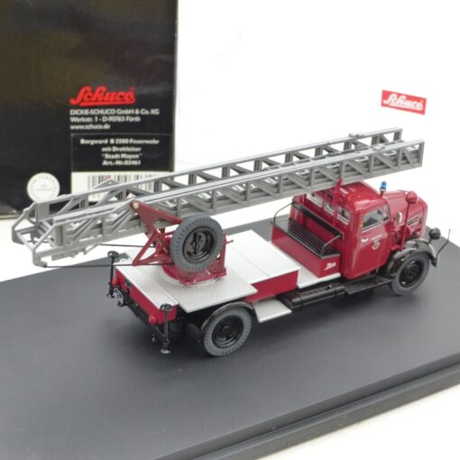 Schuco 1:43 03461 Borgward B 2500 Drehleiter Feuerwehr in OVP EX6608 – Bild 3