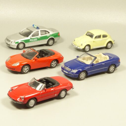 Schuco 1:87 5er-Pack diverse PKW Modelle in Tüte siehe Bilder o. EX5051