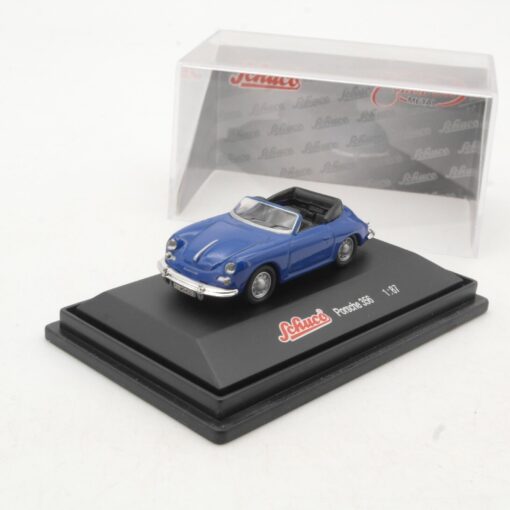 Schuco 1:87 Porsche 356 Cabrio in PC Box QR9926