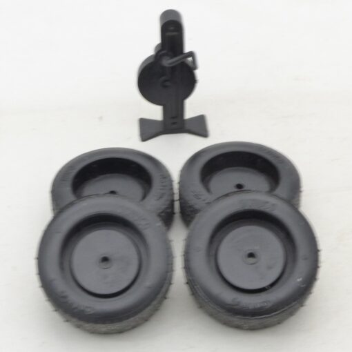 Schuco 4 Ersatzräder (4cm) und ein Wagenheber in Tüte siehe Bilder o. EX6594 – Bild 3