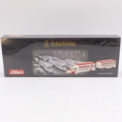 Schuco Piccolo 1:90 Nr.: 05763 Krupp Hängerzug Schultheiss Bier, in OVP EX1451 – Bild 4