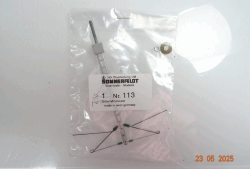 Sommerfeld Spur H0 113 Gitter Mittelmasten siehe Foto in OVP CK8538