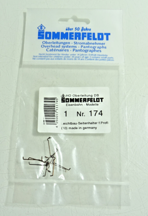 Sommerfeld Spur H0 174 Oberleitung Leichtbau siehe Foto in OVP CK196