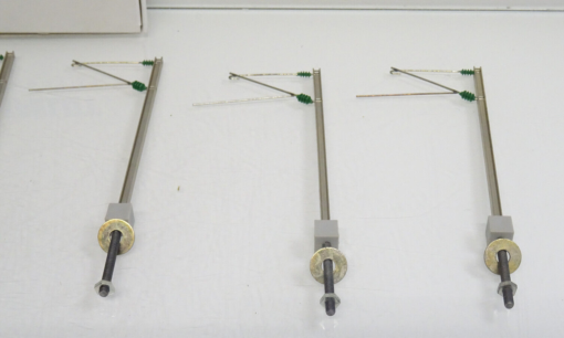Sommerfeldt H0 117 Oberleitung Streckenmast 8 Stück in OVP LE1672 – Bild 3