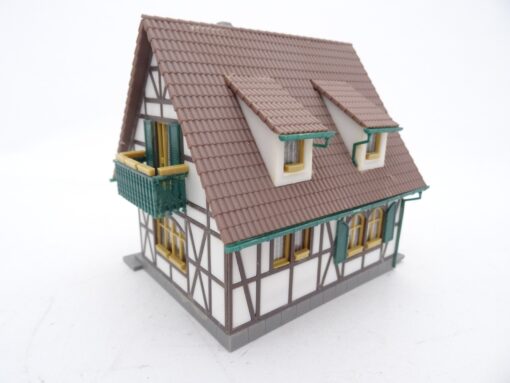 Spur H0 Fachwerkhaus ca. 10 x 8 cm aus Anlagerückbau, siehe Foto RR364 o. – Bild 5