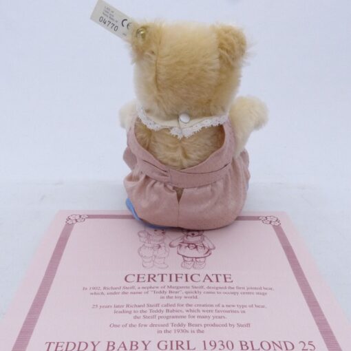 Steiff 407512 Teddy Baby Maid 1930 blond 25 Replica in OVP EX4756 – Bild 4