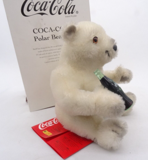 Steiff 666032 Coca-Cola Polar Bear Cub limitier in OVP OR8125 – Bild 5