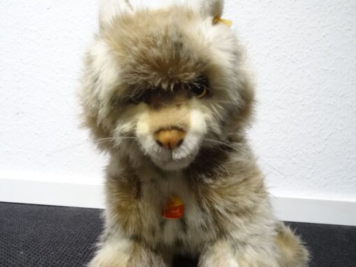 Steiff Luchs Lynx Molly ca 40cm sitzend rar OR8114 o. – Bild 3