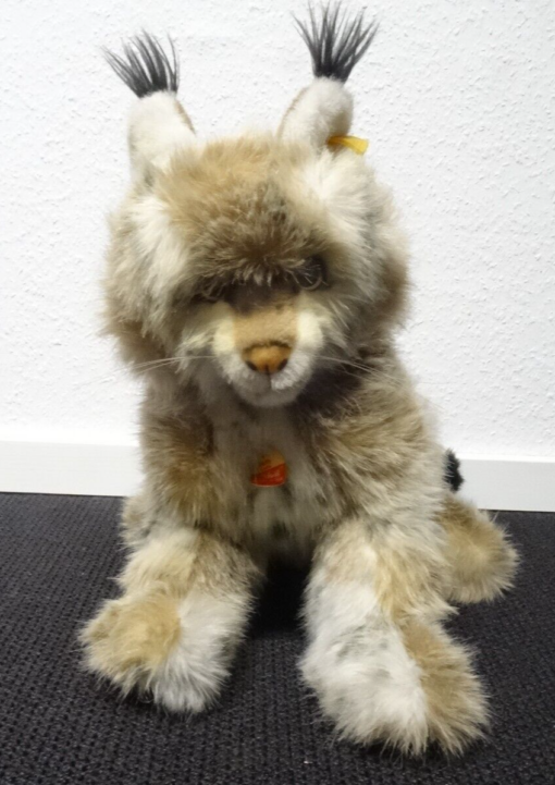 Steiff Luchs Lynx Molly ca 40cm sitzend rar OR8114 o.