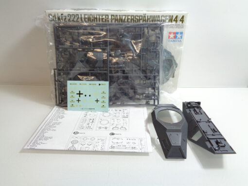Tamiya 1:35 35051 Sd.kfz 222 leichter Panzerspähwagen in OVP JD6802 – Bild 3