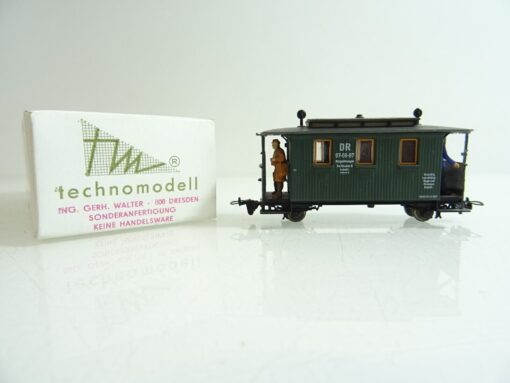 Technomodell H0e 2206 Personenwagen mit Oberlicht der DR in OVP PR162 – Bild 3